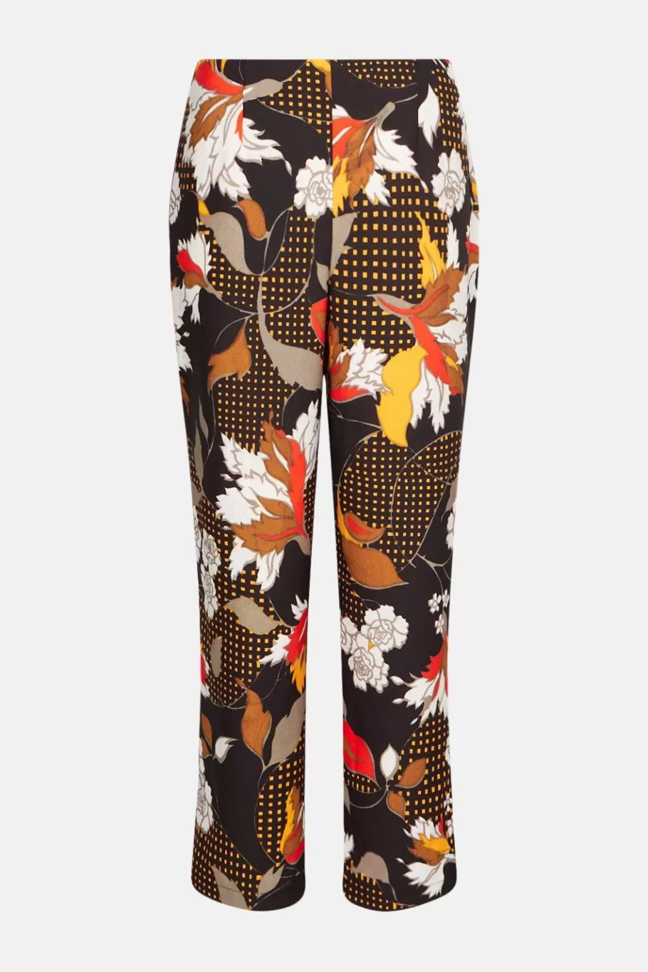 Oasis 70's Printed Coord Straight Leg Trouser Multi Store