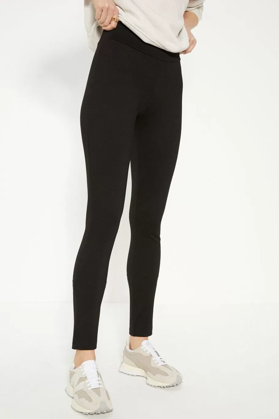 Oasis Compact Ponte High Waisted Legging Black Online