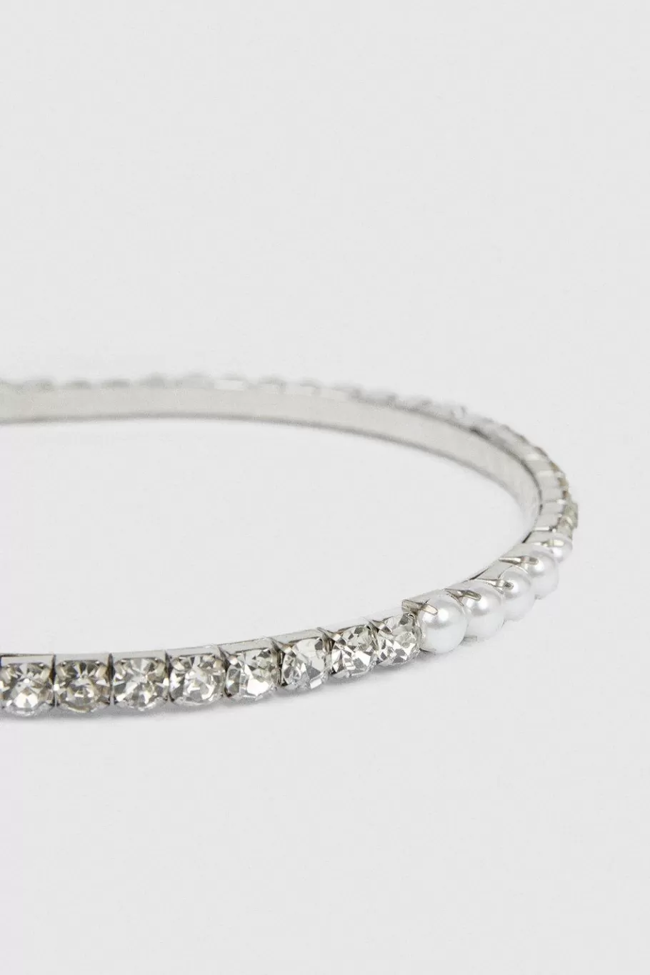 Oasis Embellished Detail Headband Silver Fashion