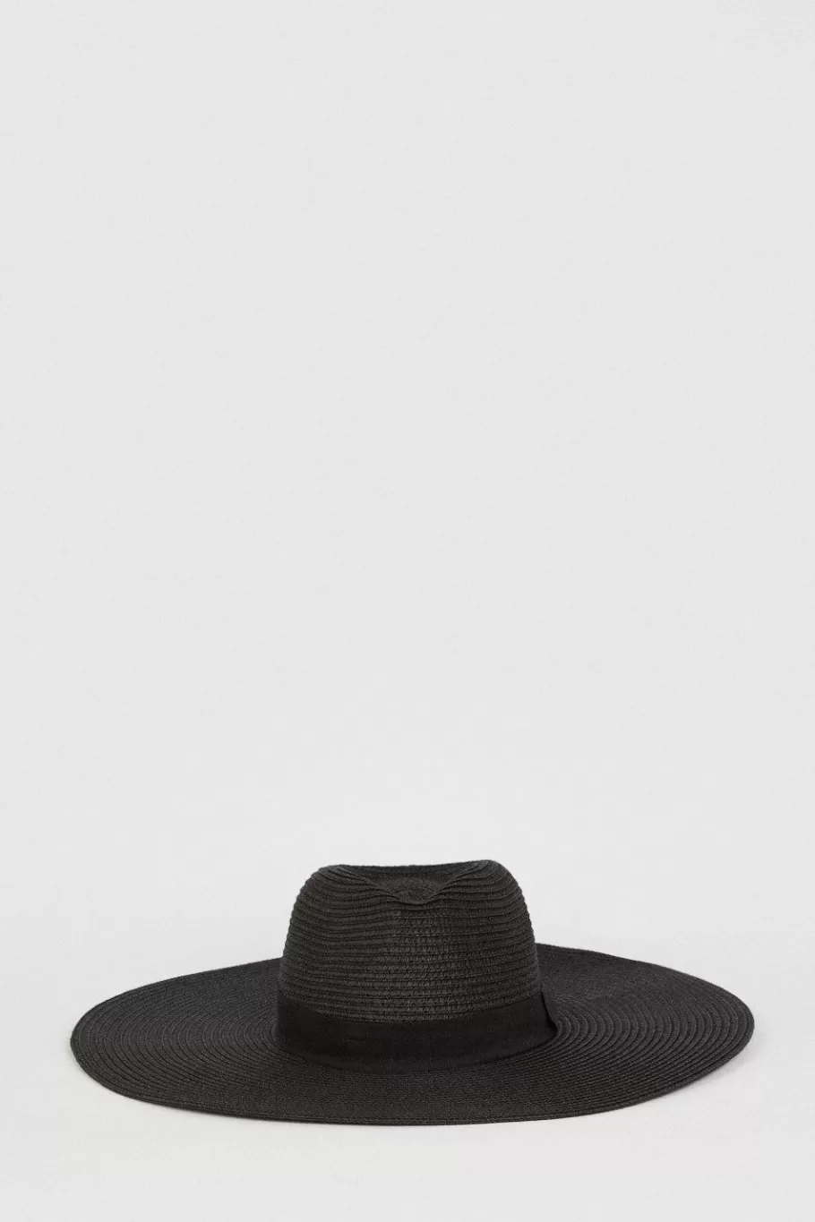 Oasis Oversized Fedora Straw Hat Black Best