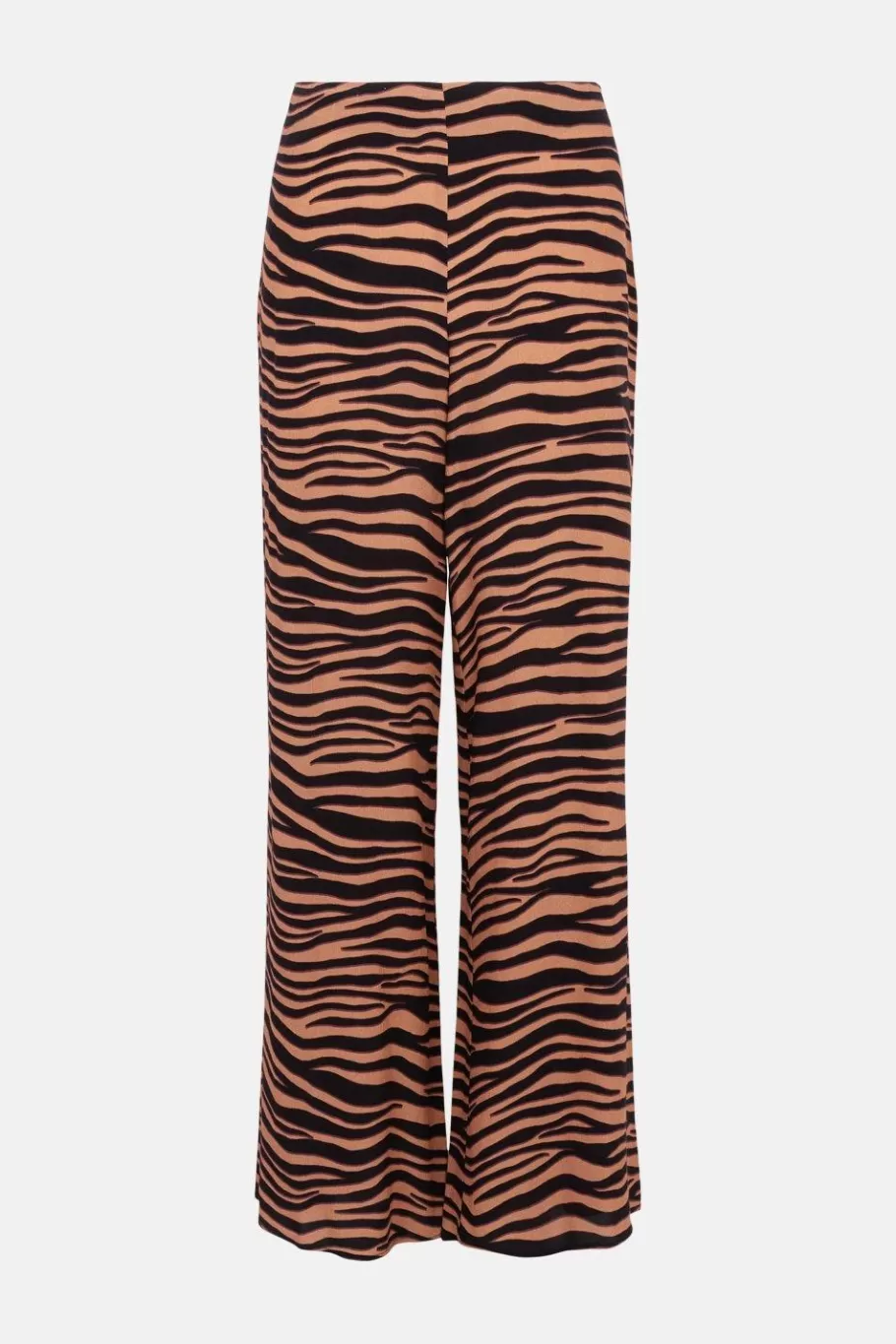 Oasis Petite Zebra Printed Wide Leg Trousers Natural Store