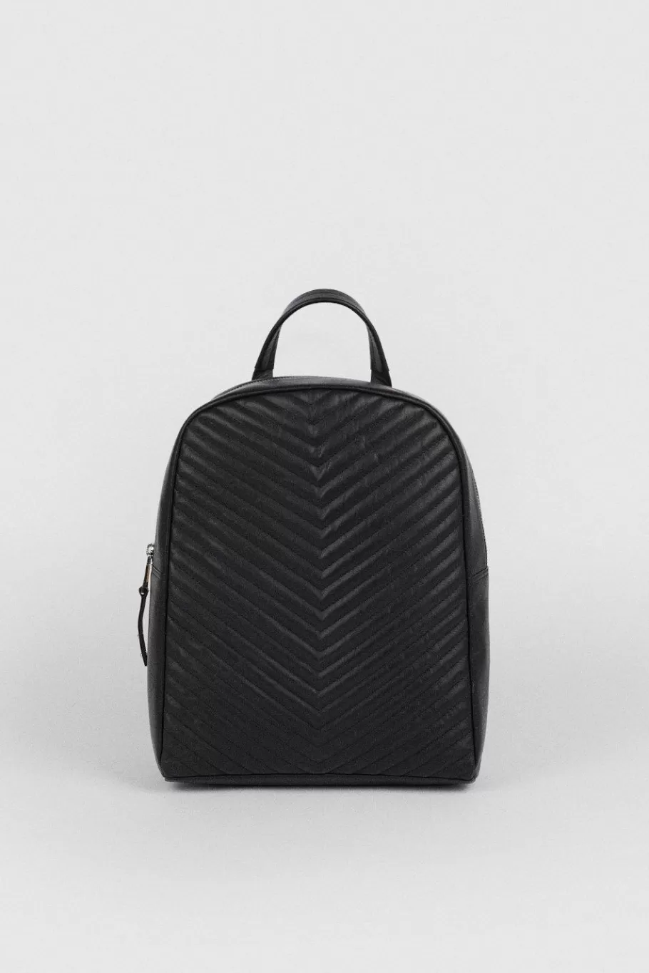 Oasis Quilted Leather Backpack Black Flash Sale