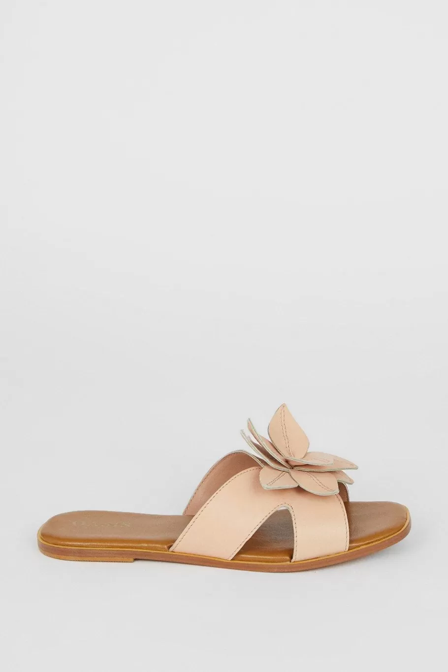 Oasis Real Leather Corsage Sandal Blush Store