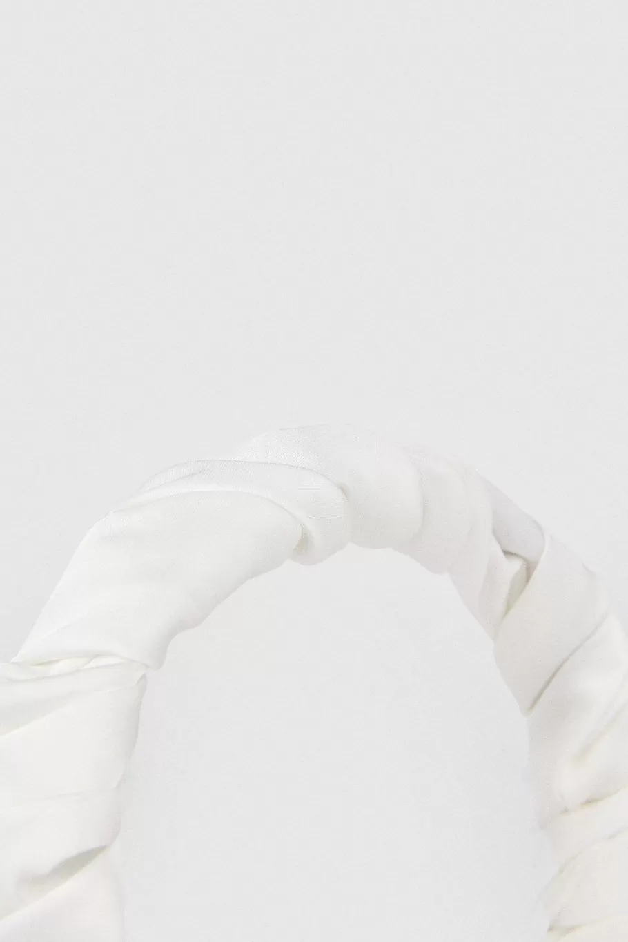 Oasis Satin Ruched Headband Off White Discount