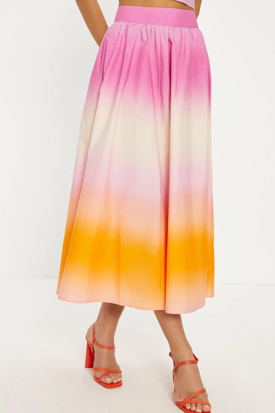 Oasis Tie Dye Midi Skirt Multi Online