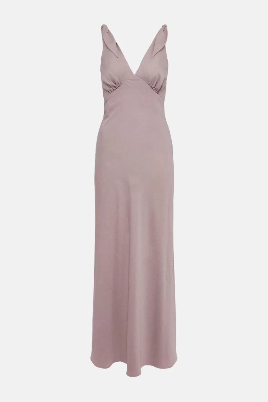 Oasis Tie Strap Bias Cut Maxi Dress Blush Best