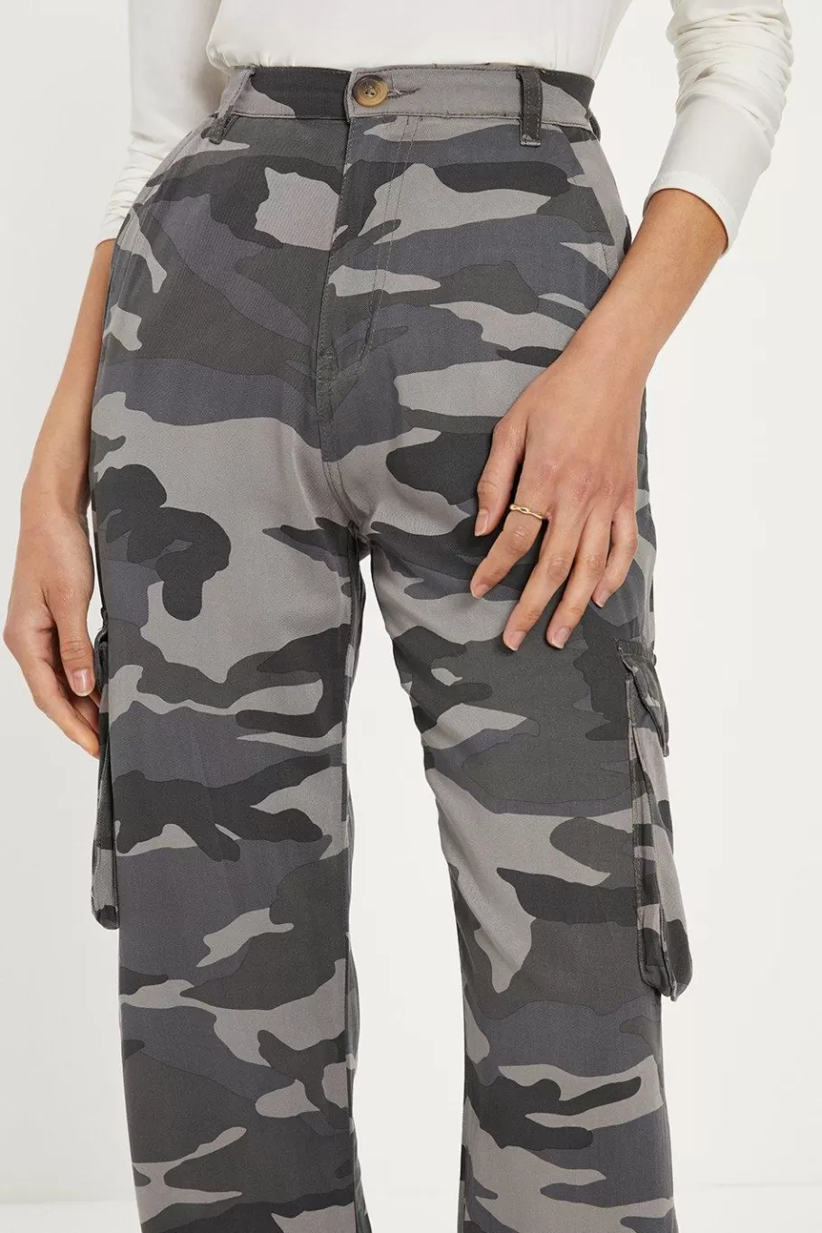 Oasis Ultimate Camo Trouser Khaki Discount