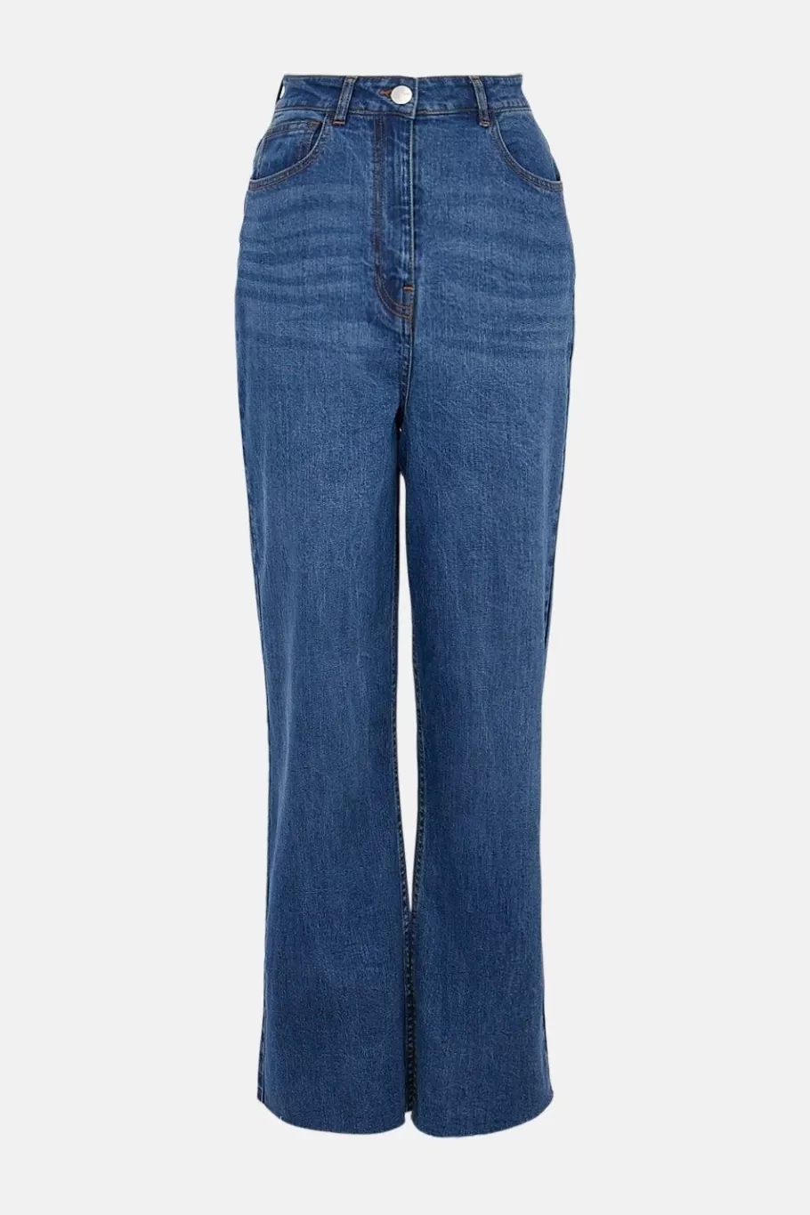 Oasis Wide Leg Jean Mid Wash Best Sale