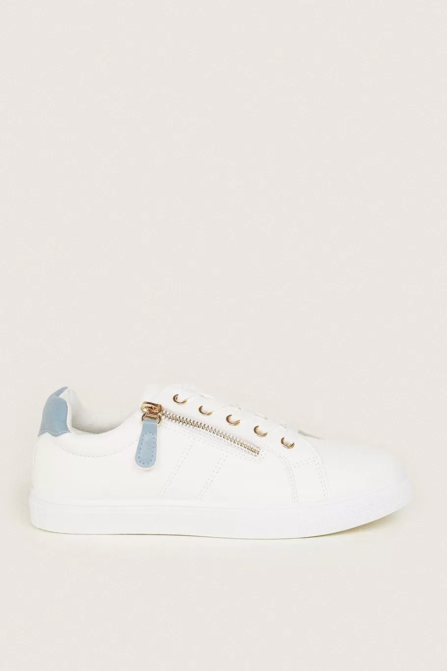 Oasis Zip Side Detail Trainers Blue Shop